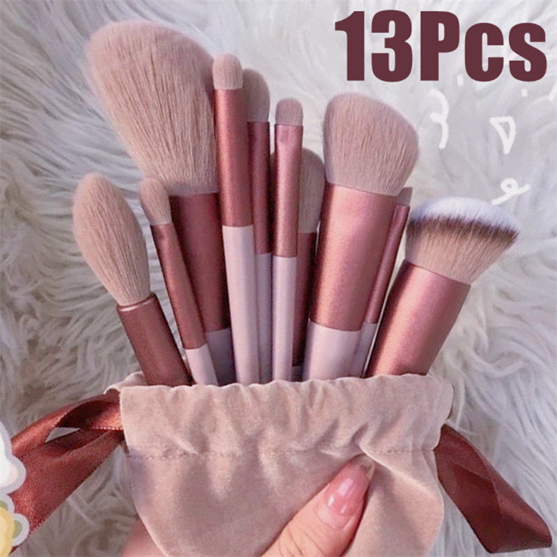 13 Pieces Makeup Brushes Set Cosmetic Beauty Tools - MAGM Enterprises LLC