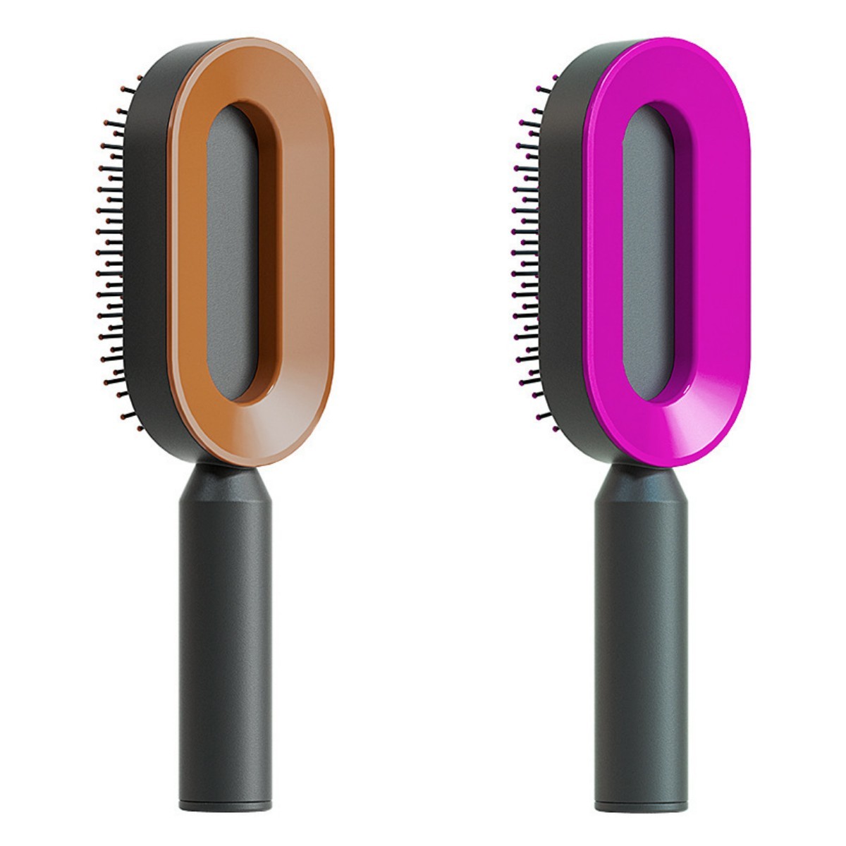 Self Cleaning Hair Brush For Women One-key Cleaning Hair Loss Airbag Massage Scalp Comb Anti-Static Hairbrush -Detangling hair brushes - Mag Max Mart