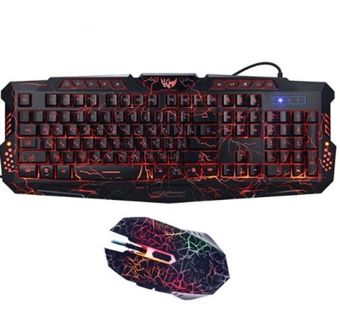 J10 tricolor backlight wired gaming keyboard mouse - MAGM Enterprises LLC