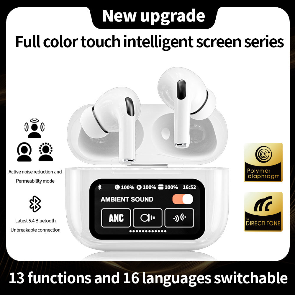 Wireless Earbuds Bluetooth 5.3 - ENC Noise Cancelling In-Ear Earbuds With Wireless Charging Case LED Display Deep Bass Earphones Headset With Built-in Mic Fifth Generation - MAGM Enterprises LLC