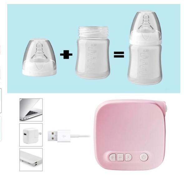 Automatic Milk Pumps Kit Electric Breast Natural Suction Enlarger Feeding Bottle USB Breast Milksucker BM - MAGM Enterprises LLC