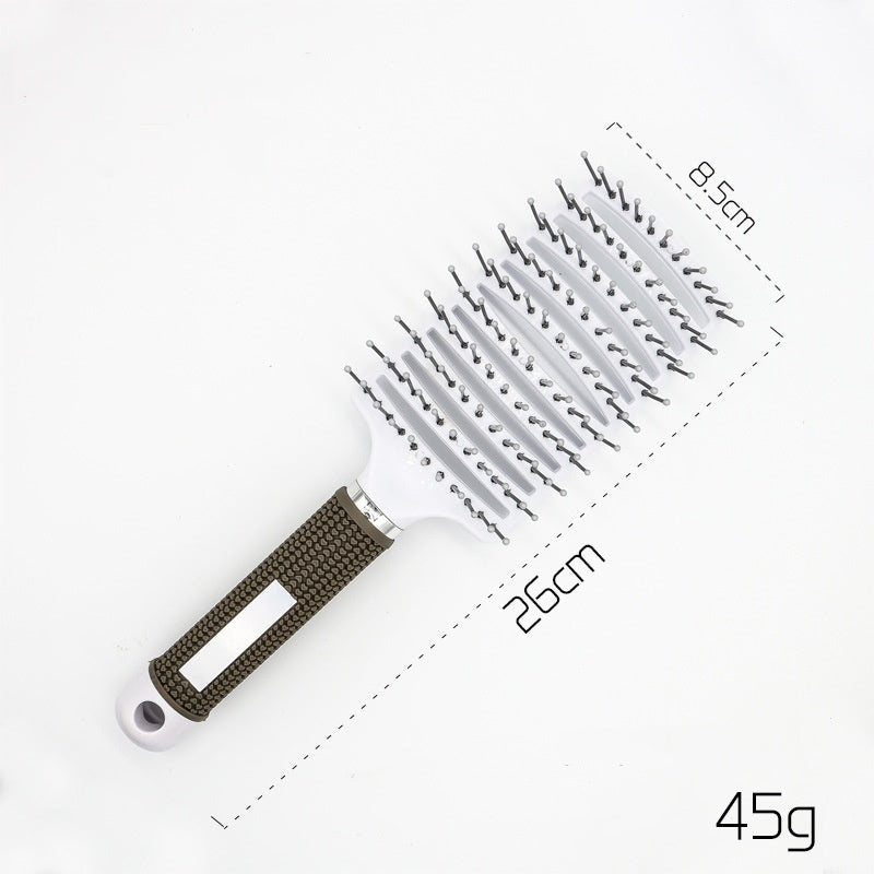 Hairbrush Anti Klit Brushy Haarborstel Women Detangler Hair Brush Bristle Nylon Scalp Massage  Teaser Hair Brush Comb - Mag Max Mart