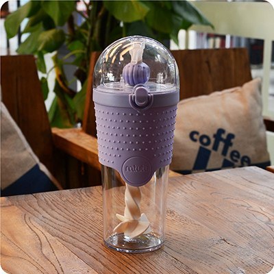 500ML Plastic Water bottles Protein Shaker Blender Bottles with straw BPA Free Portable Sport My Water bottles - Mag Max Mart