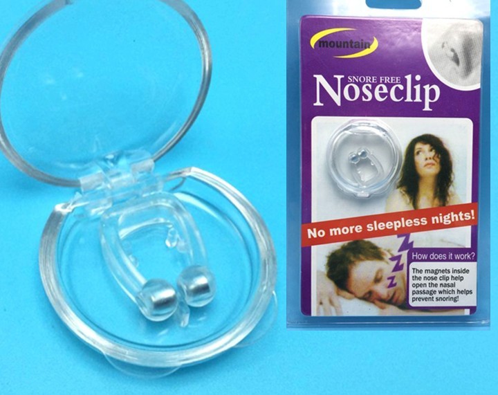 Silicone Magnetic Anti Snore Stop Snoring Nose Clip Sleep Tray Sleeping Aid Apnea Guard Night Device - MAGM Enterprises LLC