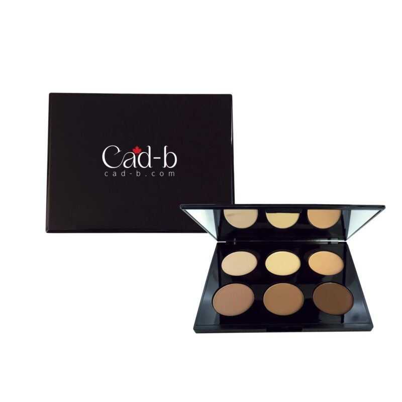 Contour and Highlight Palette 6 Shades - Natural Glow - MAGM Enterprises LLC