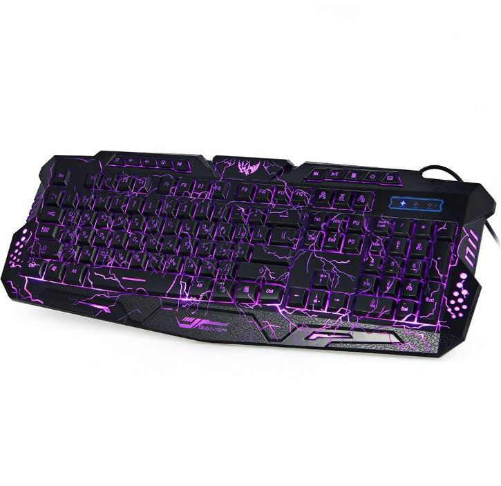 J10 tricolor backlight wired gaming keyboard mouse - MAGM Enterprises LLC