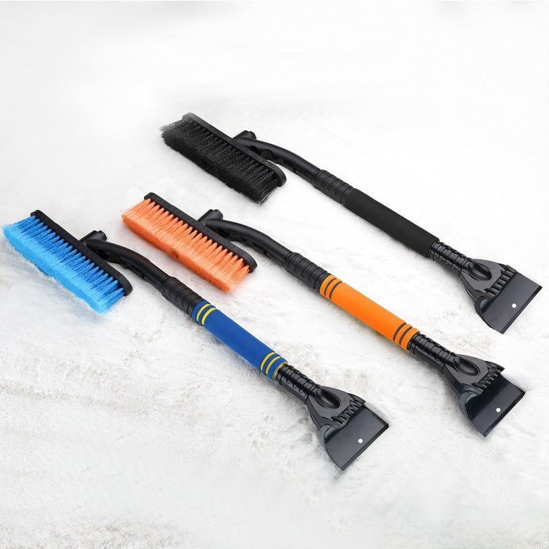 Car Cleaning Brush Ice Scraper Detachable Snow Shovel Brush Dust Remove Brush Auto Windshield Extendable Snow Brush Foam Handle - MAGM Enterprises LLC