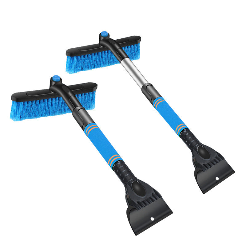 Car Cleaning Brush Ice Scraper Detachable Snow Shovel Brush Dust Remove Brush Auto Windshield Extendable Snow Brush Foam Handle - MAGM Enterprises LLC