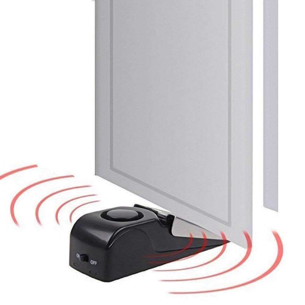 Electronic Burglar Alarm Intelligent Home Security Wedge Door Stop Alarm System Device Hotel Intruder Alert Detection - MAGM Enterprises LLC