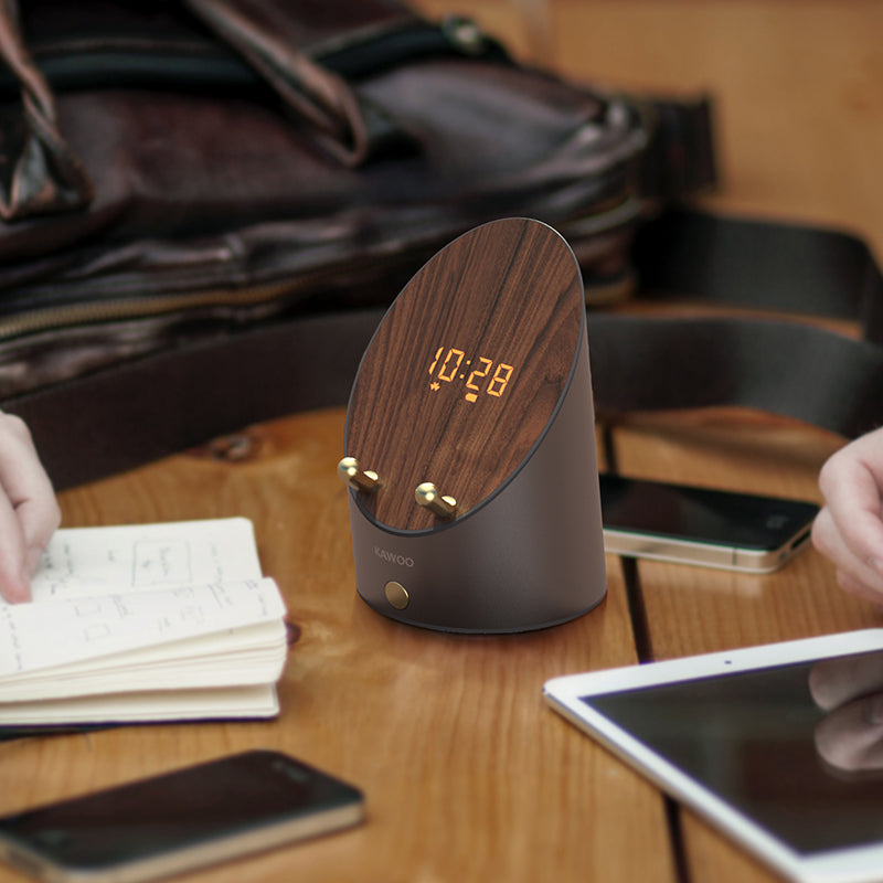 Wooden Bluetooth Speaker Smart Induction & Phone Holder - Mag Max Mart