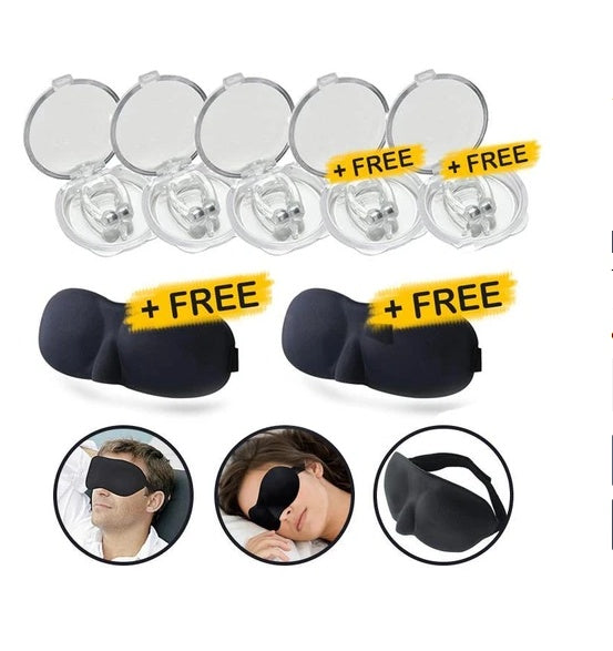 Silicone Magnetic Anti Snore Stop Snoring Nose Clip Sleep Tray Sleeping Aid Apnea Guard Night Device - MAGM Enterprises LLC