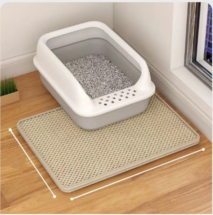 PET DOG Cat Litter Mat Double Layer Filter Anti-bring Out - Mag Max Mart