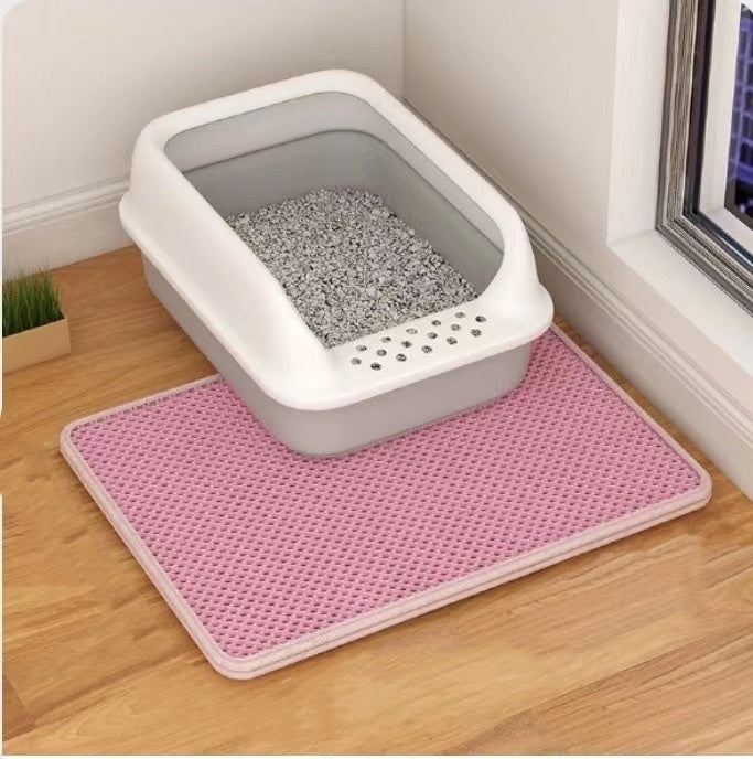 PET DOG Cat Litter Mat Double Layer Filter Anti-bring Out - Mag Max Mart