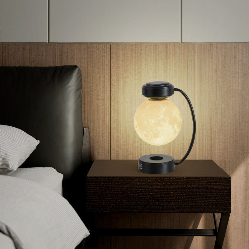 3D LED Moon Night Light Wireless Magnetic Levitating Rotating Floating Ball Lamp For School Office Bookshop Home Decoration - MAGM Enterprises LLC