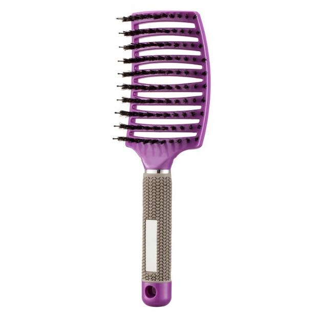 Hairbrush Anti Klit Brushy Haarborstel Women Detangler Hair Brush Bristle Nylon Scalp Massage  Teaser Hair Brush Comb - Mag Max Mart