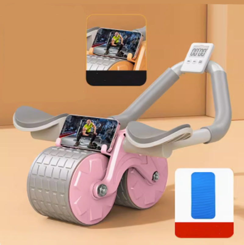 Beginner's Automatic Rebound Belly Wheel Fitness Equipment - MAGM Enterprises LLC