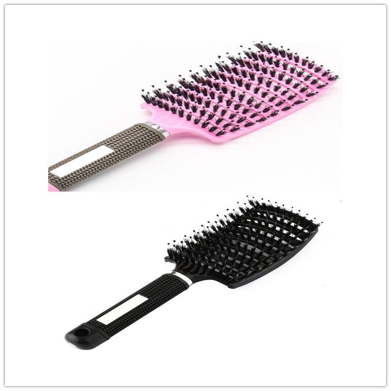 Hairbrush Anti Klit Brushy Haarborstel Women Detangler Hair Brush Bristle Nylon Scalp Massage  Teaser Hair Brush Comb - Mag Max Mart