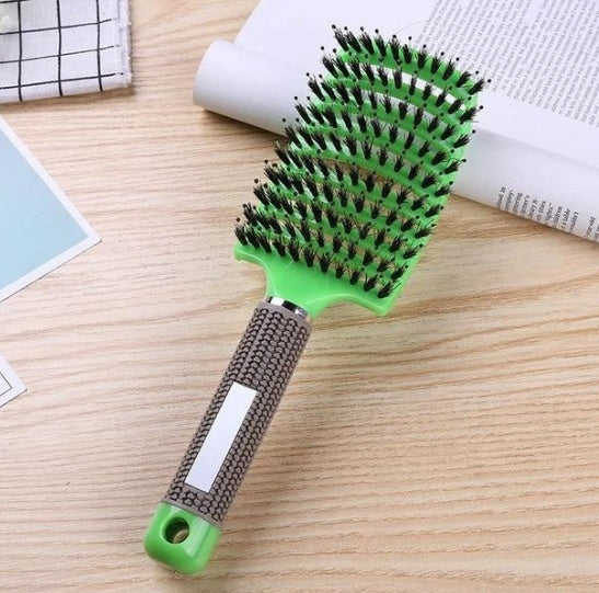 Hairbrush Anti Klit Brushy Haarborstel Women Detangler Hair Brush Bristle Nylon Scalp Massage  Teaser Hair Brush Comb - Mag Max Mart