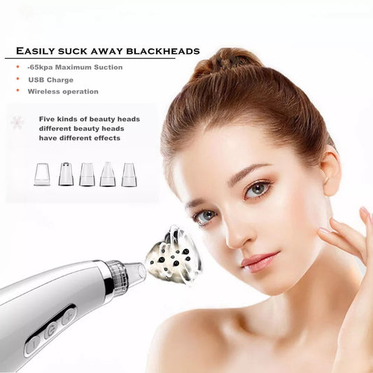 Blackhead Remover Vacuum Deep Nose Cleaner T Zone Pore Acne Pimple - MAGM Enterprises LLC