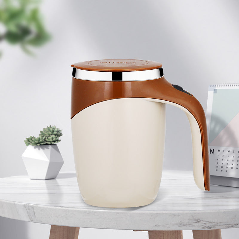 Rechargeable Model Automatic Stirring Cup Coffee Cup High Value Electric Stirring Cup Lazy Milkshake Rotating Magnetic Water Cup - MAGM Enterprises LLC