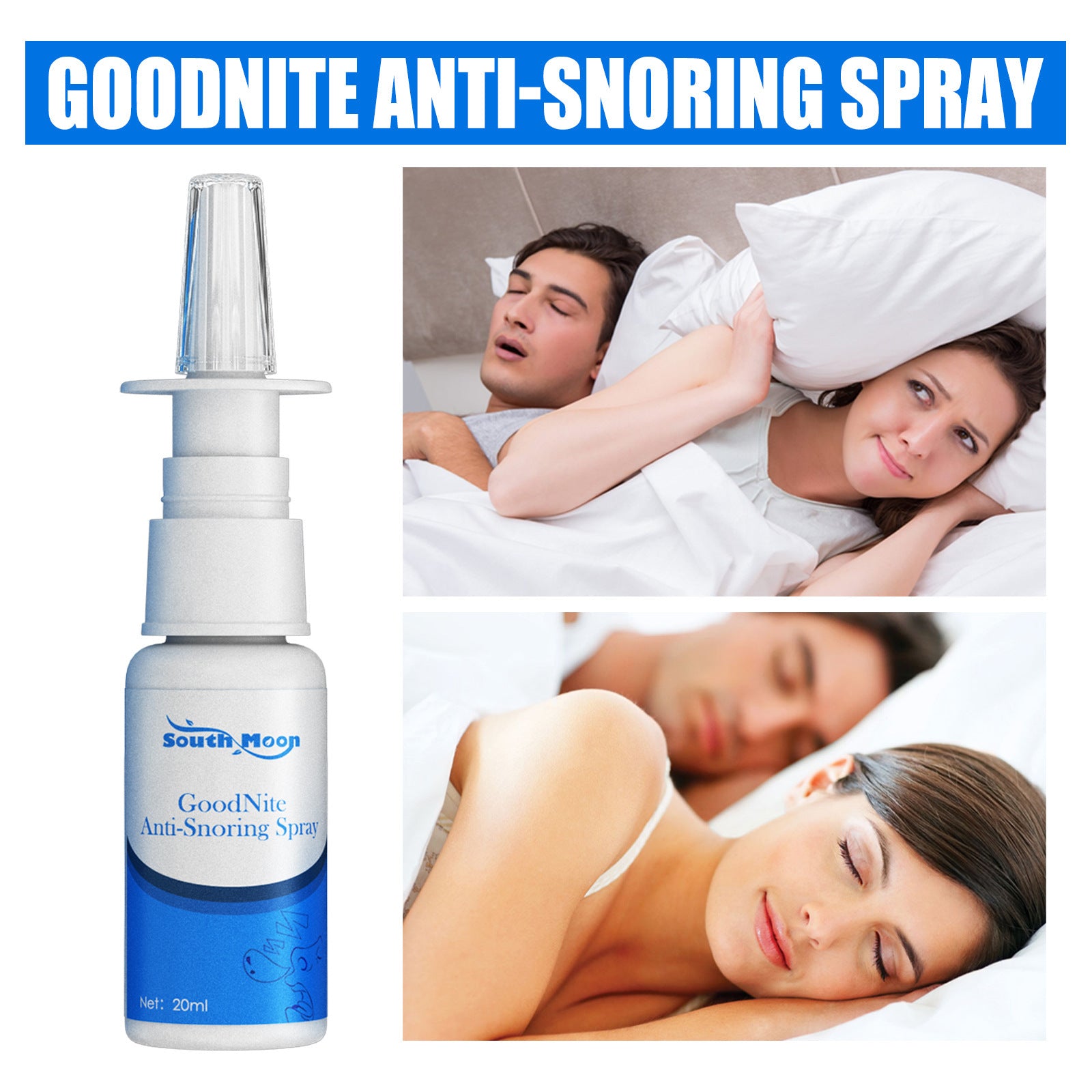 Snore Stop Anti-snoring Anti-snore Relieving Nasal Sleep Anti-snore Spray - MAGM Enterprises LLC