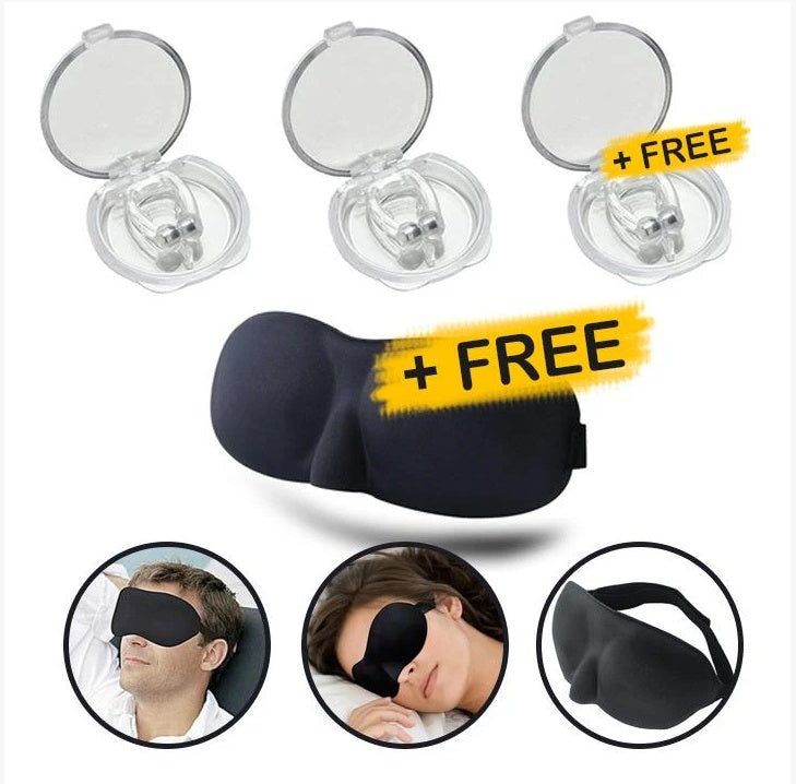 Silicone Magnetic Anti Snore Stop Snoring Nose Clip Sleep Tray Sleeping Aid Apnea Guard Night Device - MAGM Enterprises LLC