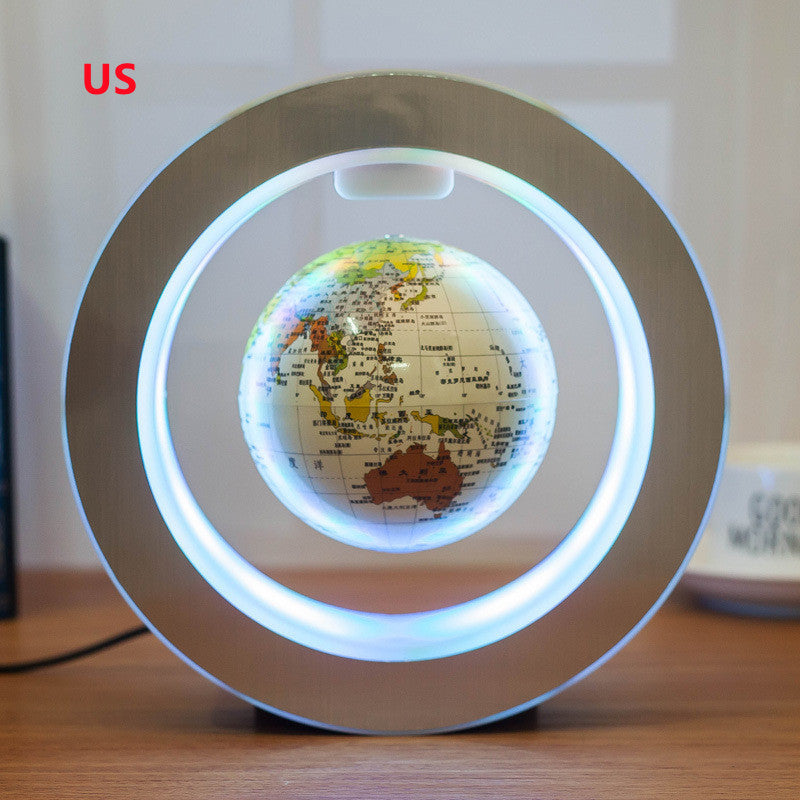 Round LED World Map Floating Globe Magnetic Levitation Light Anti Gravity Magic - MAGM Enterprises LLC