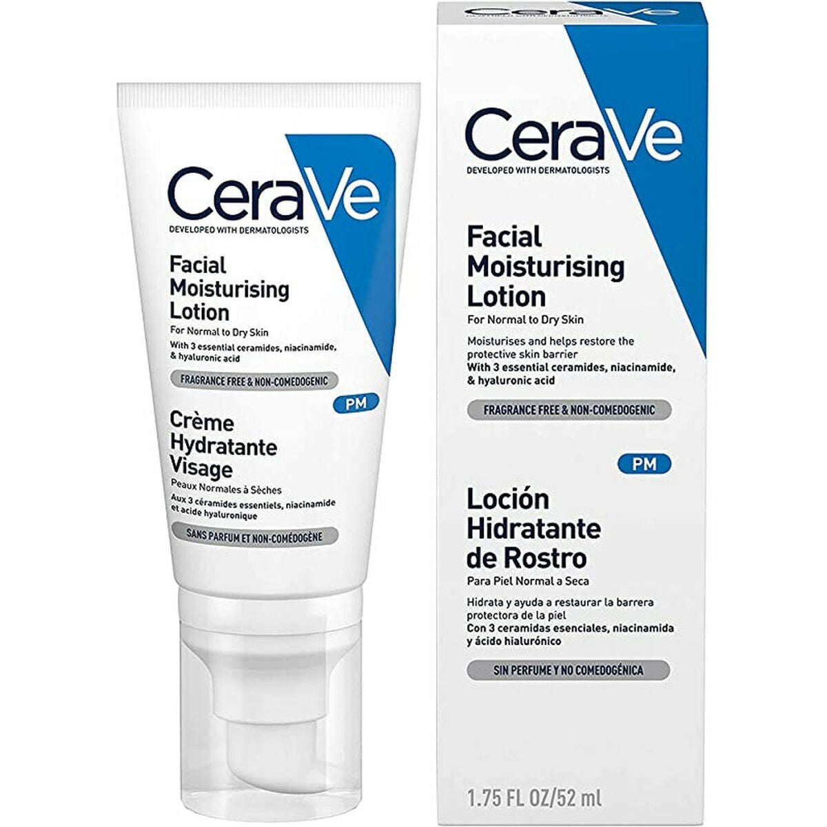 Moisturizing Facial Lotion CeraVe PM (52 ml) - MAGM Enterprises LLC