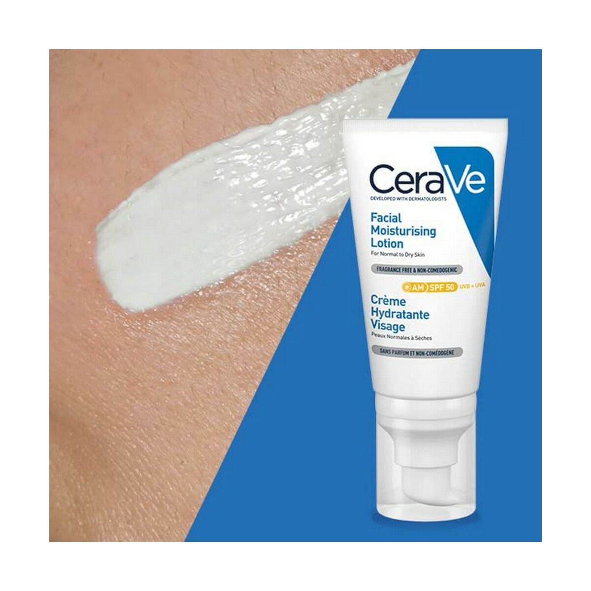 Sun Block CeraVe Facial Moisturising Lotion Spf 50 52 ml - MAGM Enterprises LLC