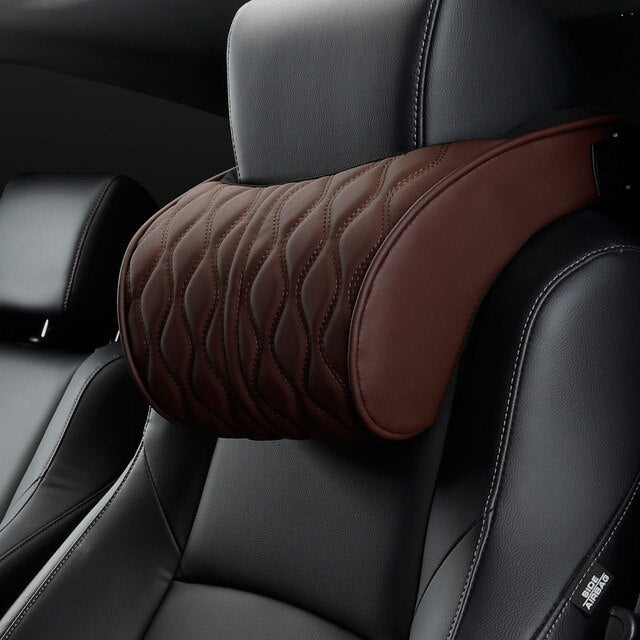 Car headrest, car neck pillow, backrest, car seat, universal car lumbar support set - MAGM Enterprises LLC