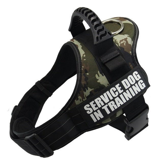 Personalized Custom Reflective Breathable Dog Harness NO PULL Adjustable Pet Harness For Small Large Dog Harness Vest With Patch - MAGM Enterprises LLC