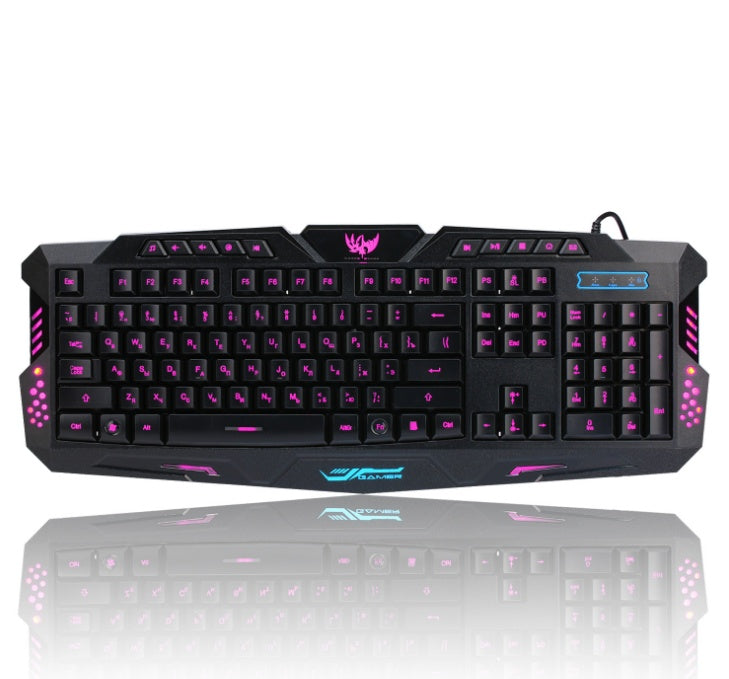 J10 tricolor backlight wired gaming keyboard mouse - MAGM Enterprises LLC