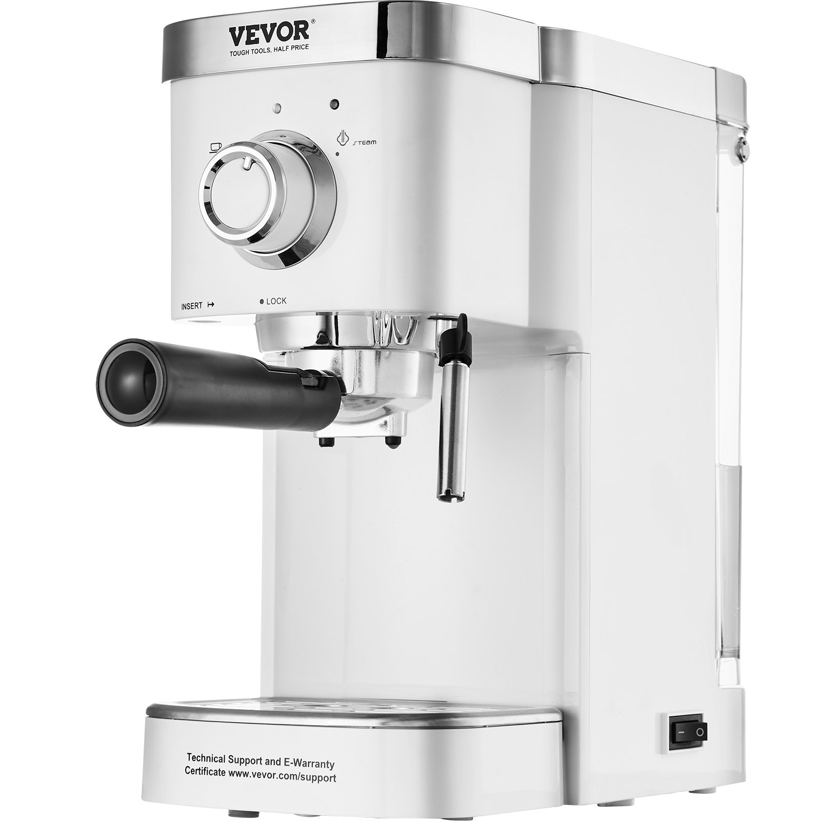 VEVOR Espresso Coffee Machine, 15Bar Semi-Automatic Espresso Maker - MAGM Enterprises LLC