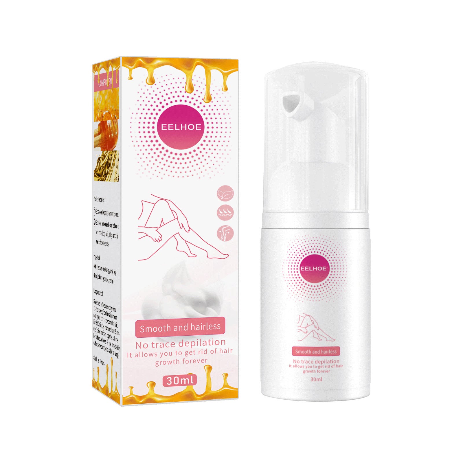 Mu Si Honey Hair Removal Spray Removes All Over The Body - MAGM Enterprises LLC