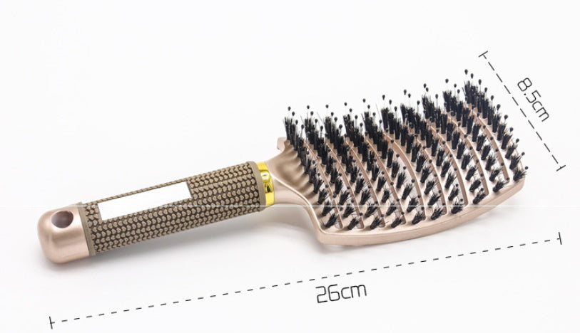 Hairbrush Anti Klit Brushy Haarborstel Women Detangler Hair Brush Bristle Nylon Scalp Massage  Teaser Hair Brush Comb - Mag Max Mart