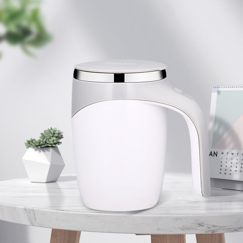 Rechargeable Model Automatic Stirring Cup Coffee Cup High Value Electric Stirring Cup Lazy Milkshake Rotating Magnetic Water Cup - MAGM Enterprises LLC