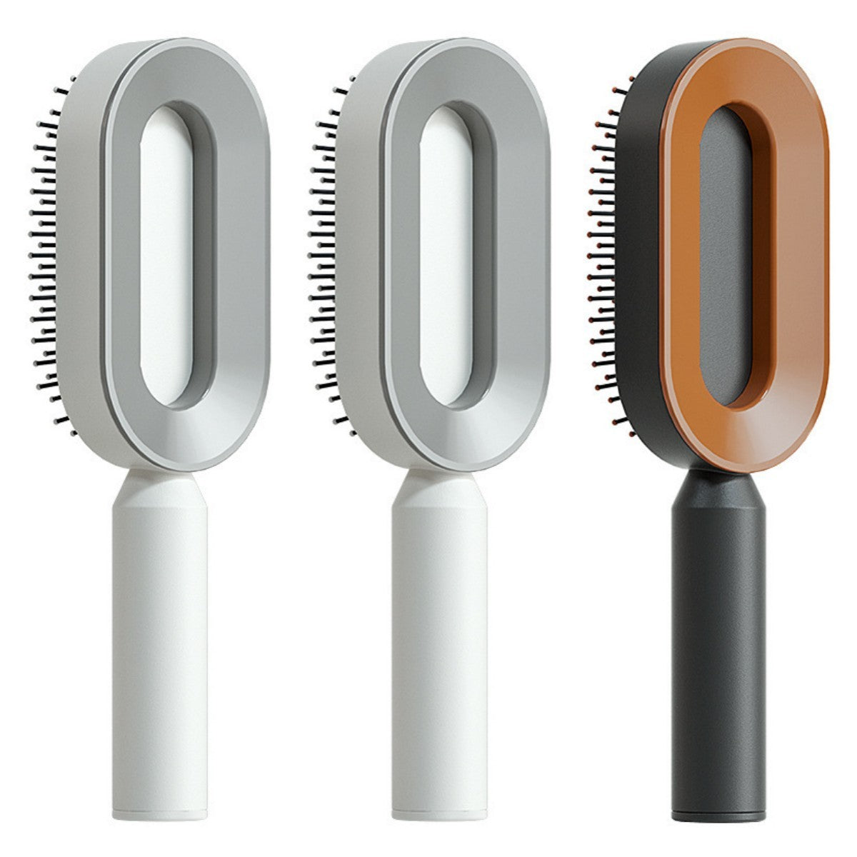 Self Cleaning Hair Brush For Women One-key Cleaning Hair Loss Airbag Massage Scalp Comb Anti-Static Hairbrush -Detangling hair brushes - Mag Max Mart