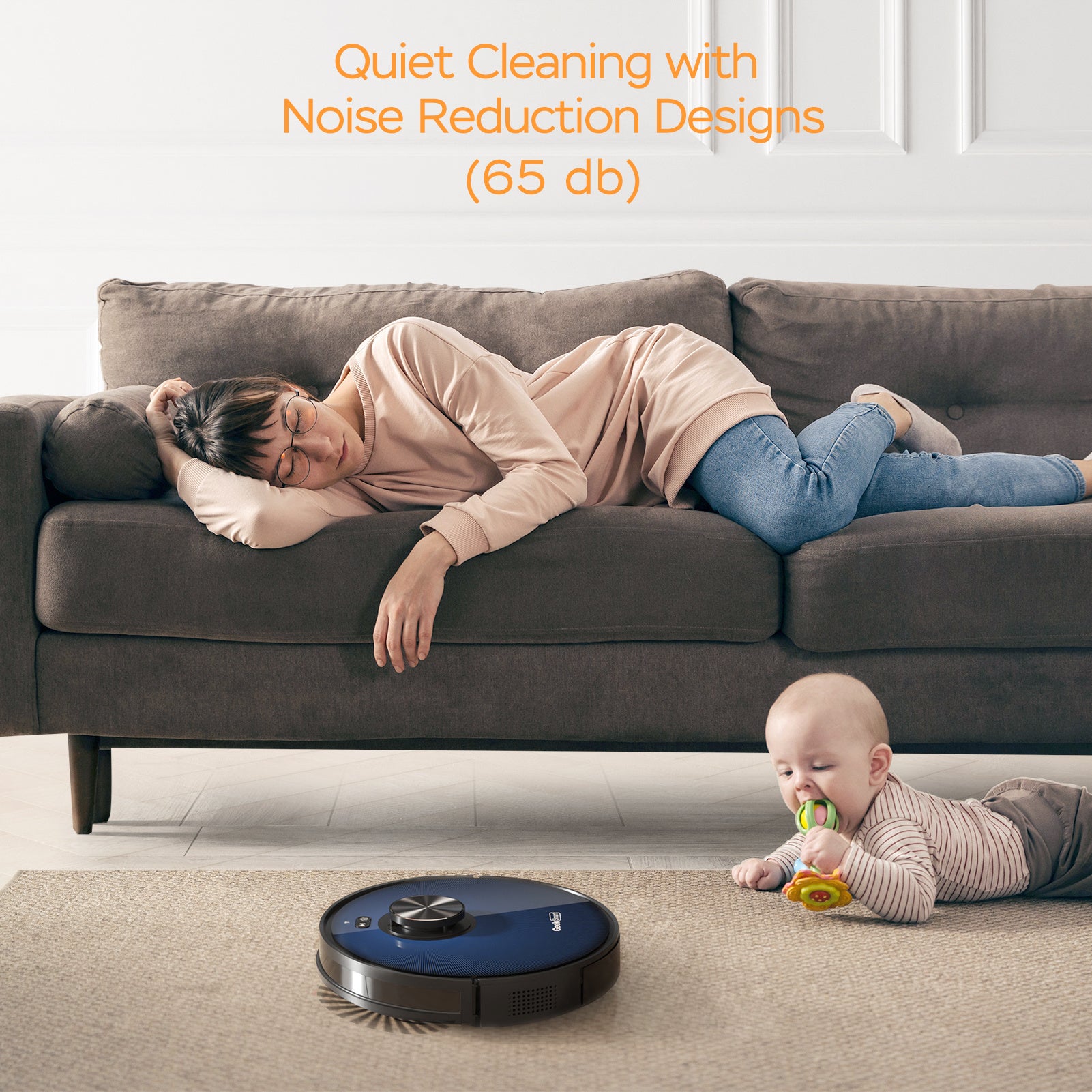 Geek Smart L7 Robot Vacuum Cleaner And Mop, LDS Navigation, & Wifi Connected - HOME VACUUM ROBOT - MAGM Enterprises LLC