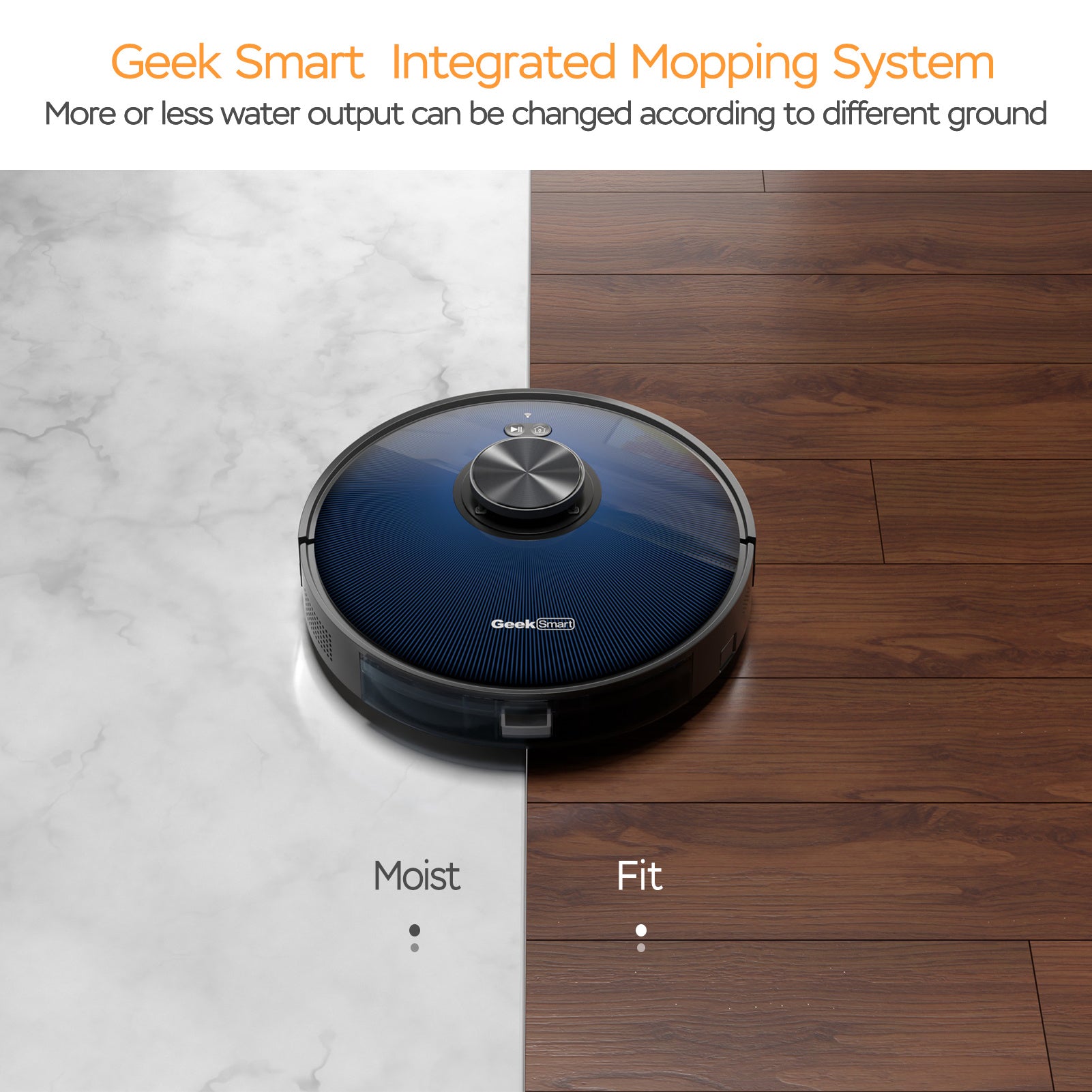 Geek Smart L7 Robot Vacuum Cleaner And Mop, LDS Navigation, & Wifi Connected - HOME VACUUM ROBOT - MAGM Enterprises LLC