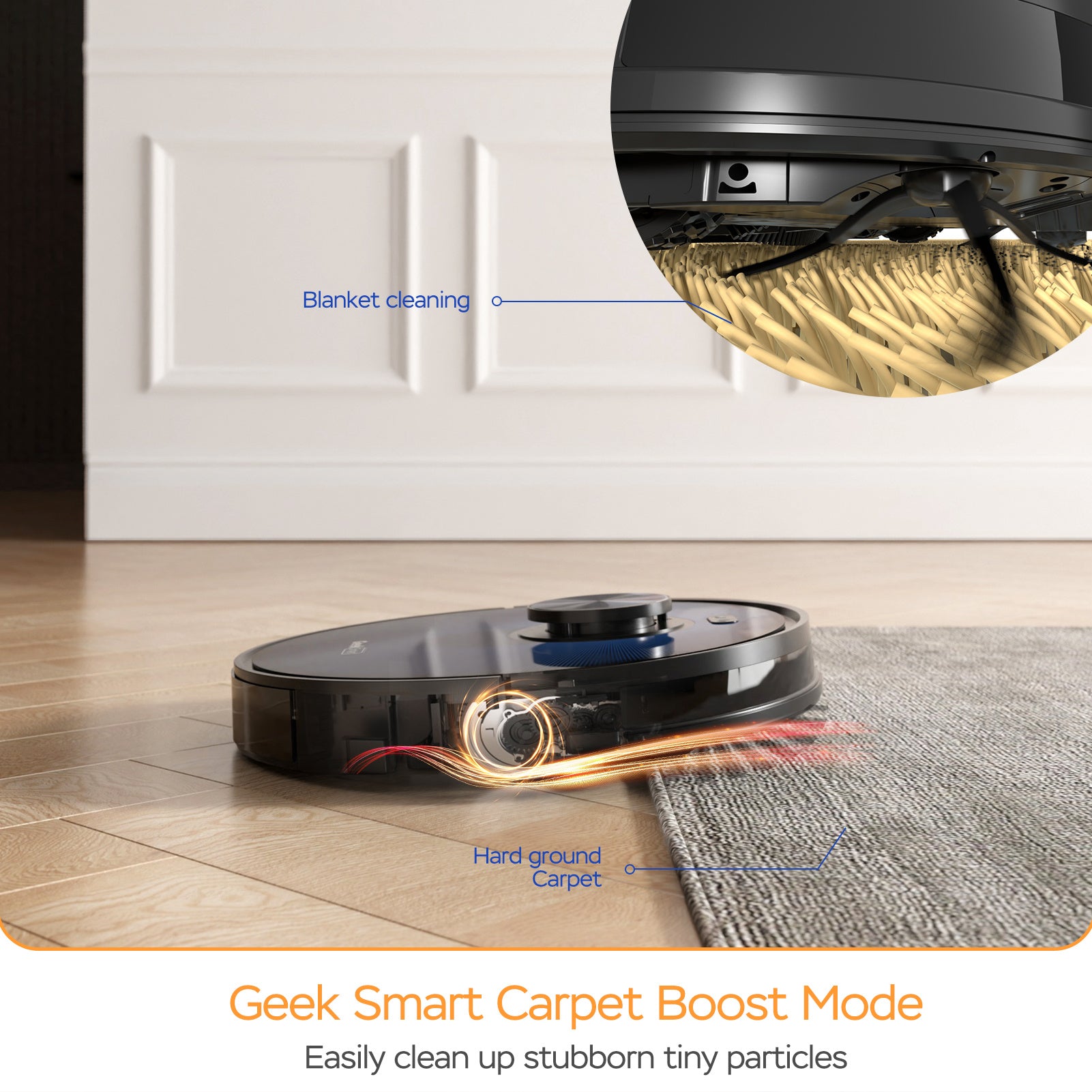 Geek Smart L7 Robot Vacuum Cleaner And Mop, LDS Navigation, & Wifi Connected - HOME VACUUM ROBOT - MAGM Enterprises LLC