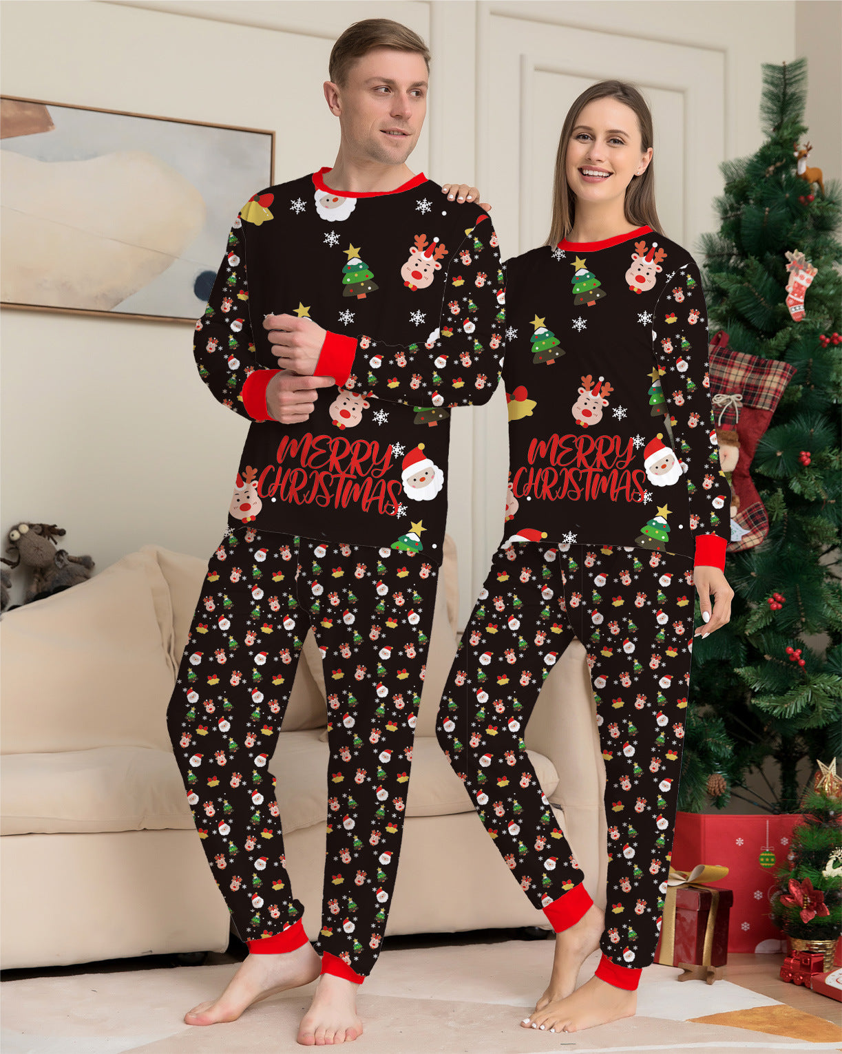 Family Christmas Matching Pajamas Set Christmas Pajamas For Family Christmas PJS Xmas Sleepwear - MAGM Enterprises LLC