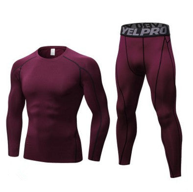 Men's Fitness Running Compression Training Suit Fitness Sportswear - MAGM Enterprises LLC