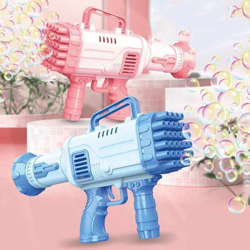 32 Holes Bazooka Bubble Machine Electric Children's Toy Gatling Bubble Gun Automatic Porous - Bubble Gun - MAGM Enterprises LLC