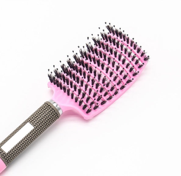 Hairbrush Anti Klit Brushy Haarborstel Women Detangler Hair Brush Bristle Nylon Scalp Massage  Teaser Hair Brush Comb - Mag Max Mart