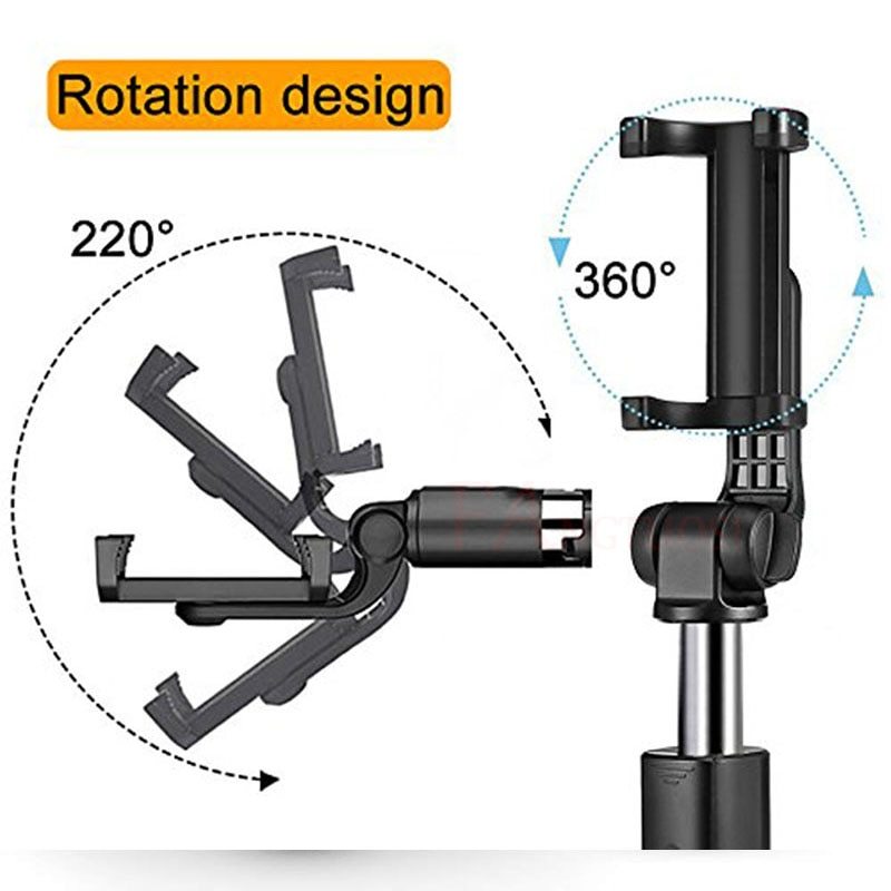 Compatible with Apple, Tripod Selfie Stick Mobile Universal Live Triangle Bracket One Bluetooth Selfie Artifact - MAGM Enterprises LLC