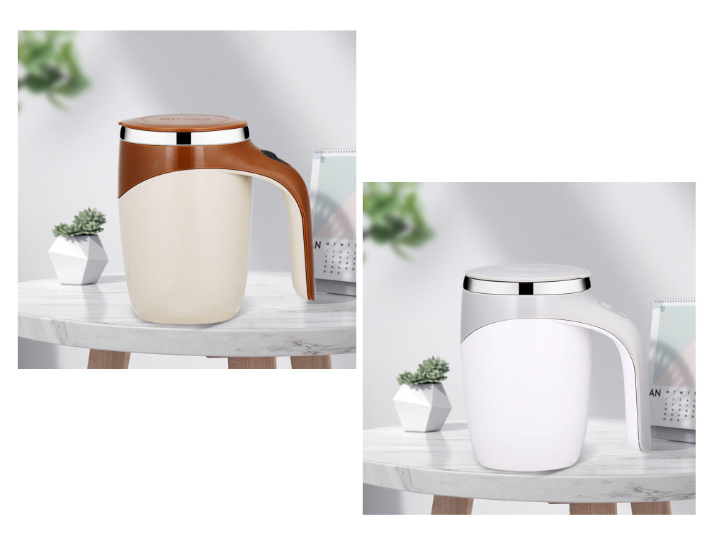 Rechargeable Model Automatic Stirring Cup Coffee Cup High Value Electric Stirring Cup Lazy Milkshake Rotating Magnetic Water Cup - MAGM Enterprises LLC