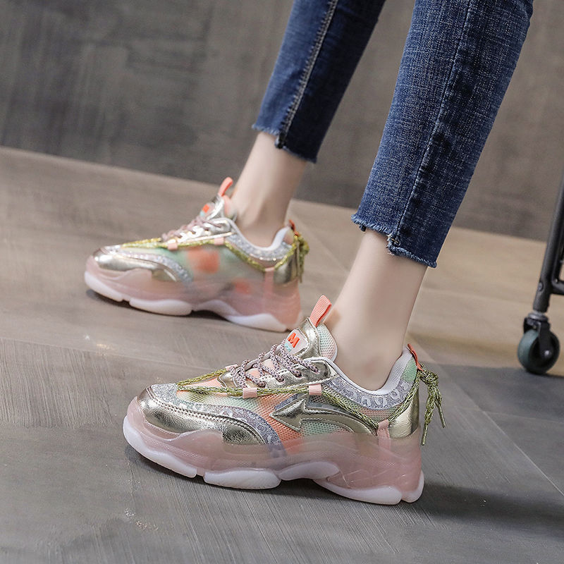 Breathable Platform Gradient Sneakers for Women - MAGM Enterprises LLC