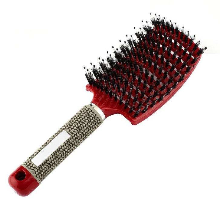 Hairbrush Anti Klit Brushy Haarborstel Women Detangler Hair Brush Bristle Nylon Scalp Massage  Teaser Hair Brush Comb - Mag Max Mart