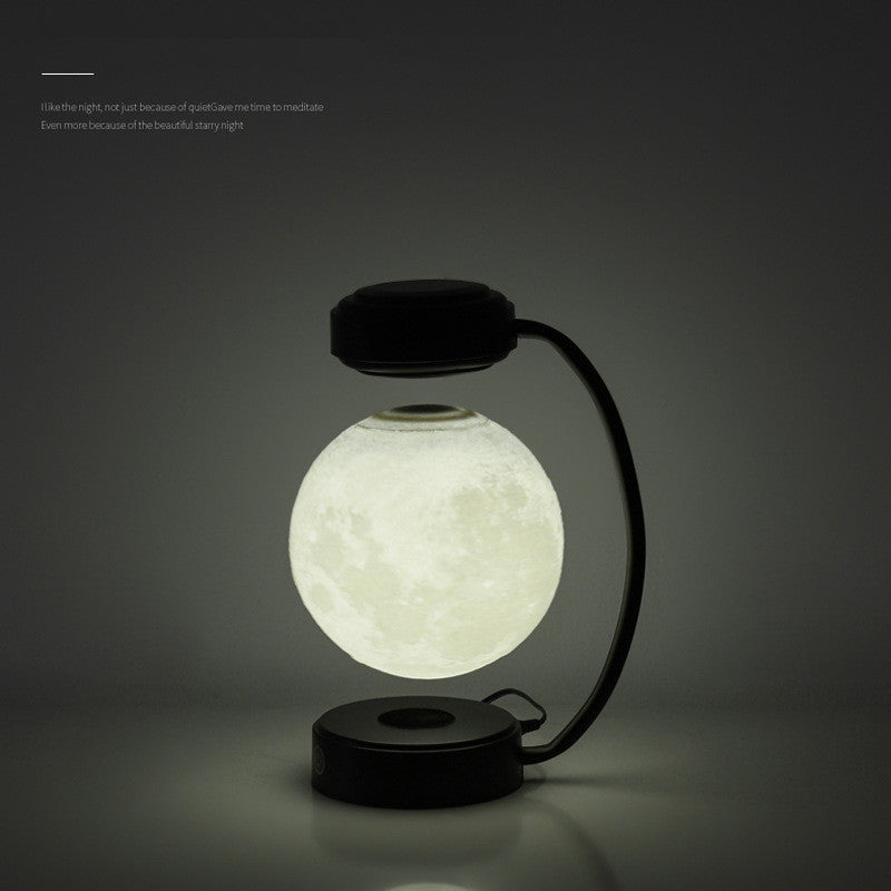 3D LED Moon Night Light Wireless Magnetic Levitating Rotating Floating Ball Lamp For School Office Bookshop Home Decoration - MAGM Enterprises LLC