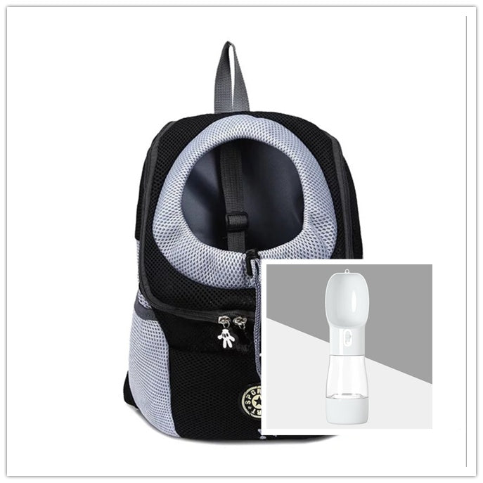 Pet Dog Carrier Carrier For Dogs Backpack Out Double Shoulder Portable Travel Outdoor Carrier Bag Mesh - MAGM Enterprises LLC